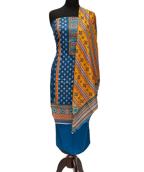 Haniya Digital Lawn`23 D#4007 Blue