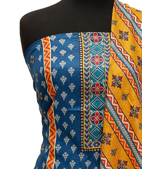 Haniya Digital Lawn`23 D#4007 Blue