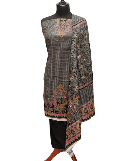Hareem Digital Linen`21 D#8958 (Black)