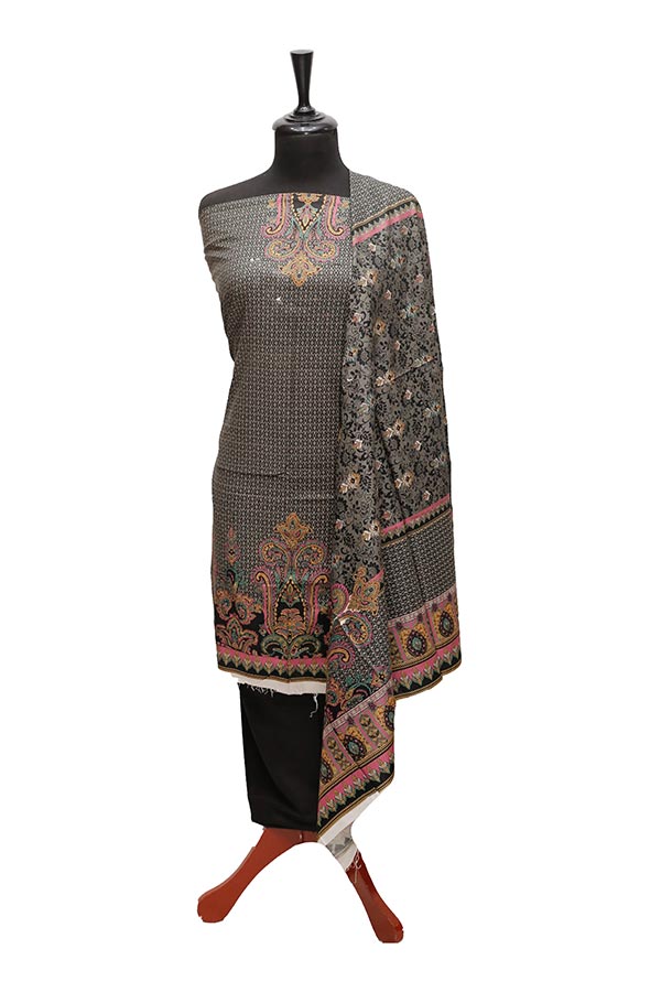 Hareem Digital Linen`21 D#8958 (Black)