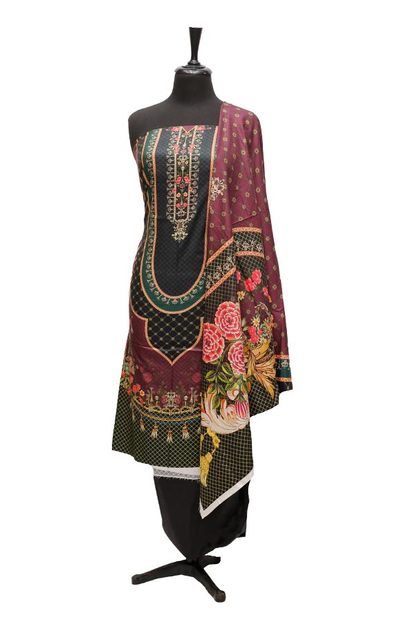 Hareem Digital Linen`21 D#9919 (Black)