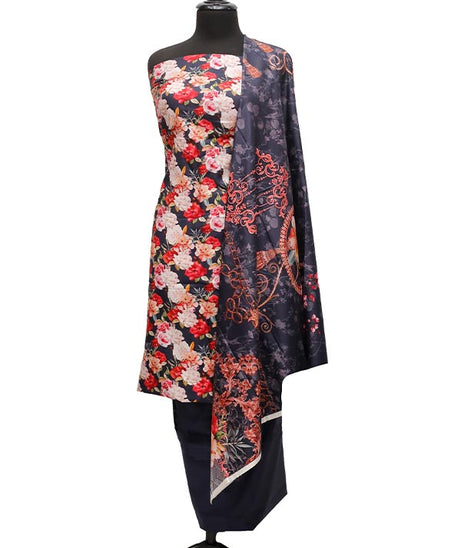 Hareem Digital Linen`21 D#9927 (N Blue)