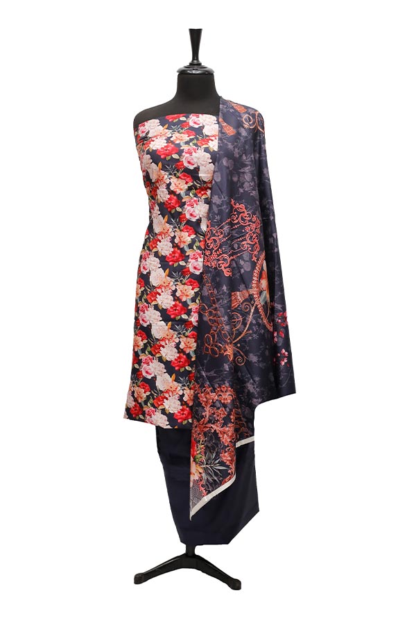 Hareem Digital Linen`21 D#9927 (N Blue)