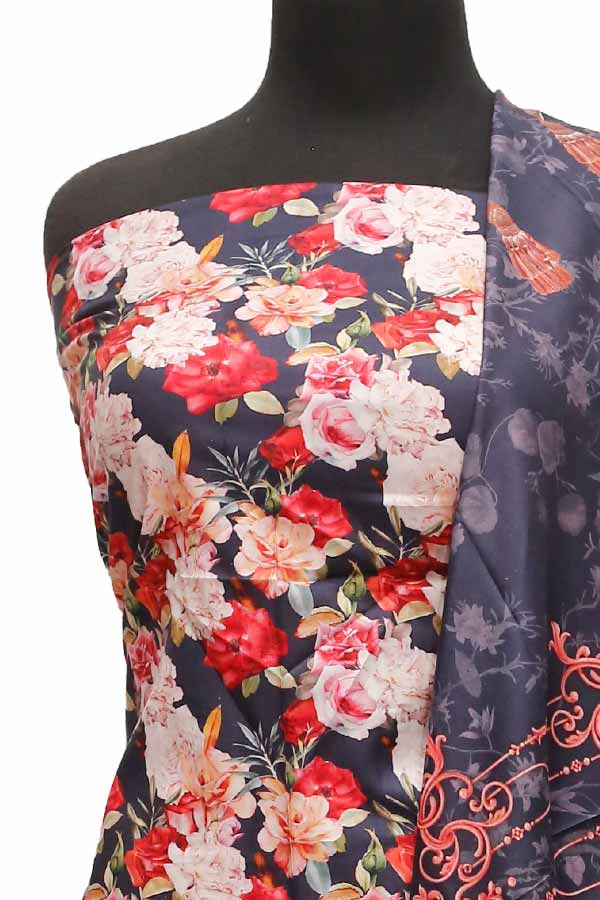 Hareem Digital Linen`21 D#9927 (N Blue)