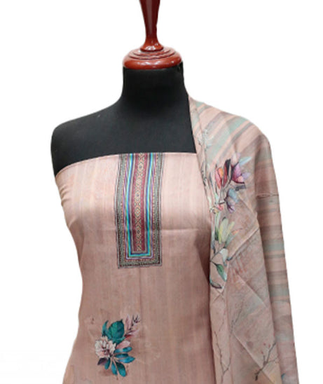 Hareem Doria Print Lawn`25 D#1206 (Peach)