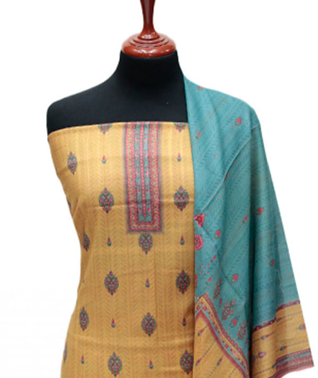 Hareem Doria Print Lawn`25 D#1210 (Golden)