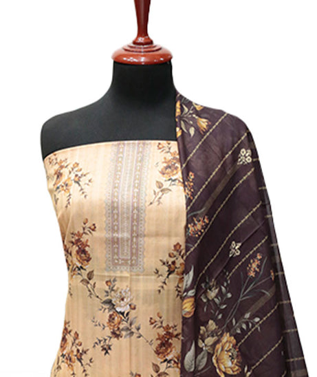 Hareem Doria Print Lawn`25 D#1211 (L Peach)