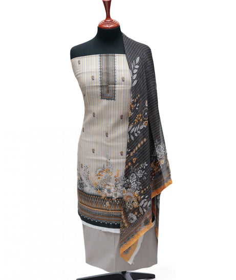 Hareem Premium Lawn`25 D#1407 (Grey)