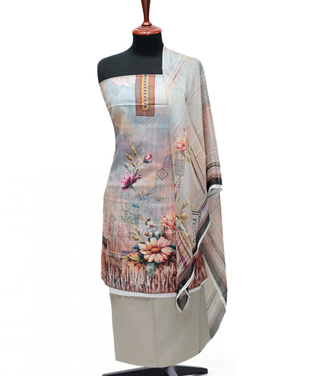 Hareem Premium Lawn`25 D#1409 (Fawn)