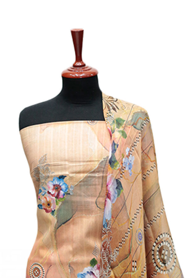 Hareem Premium Lawn`25 D#1410 (Brown)