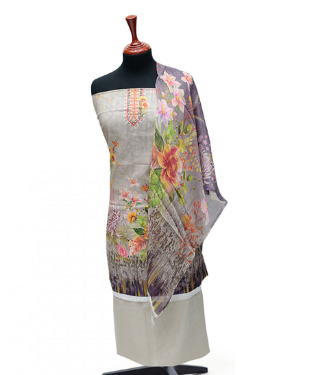 Hareem Premium Lawn`25 D#1413 (Grey)