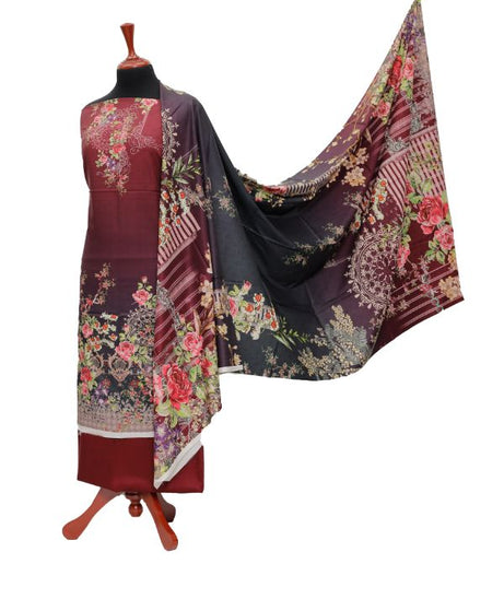 Hareem Premium Linen '20 D#9674-Maroon