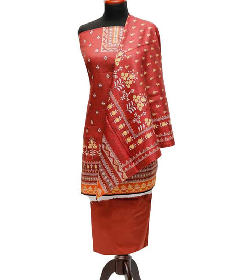 Hareem Print Khaddar`22 D#5217 (D Maroon)