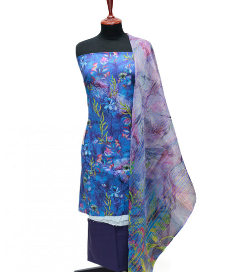 Hareem Print Lawn`25 D#1867 (Purple)