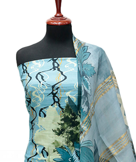 Hareem Print Lawn`25 D#2803 (L Ferozi)