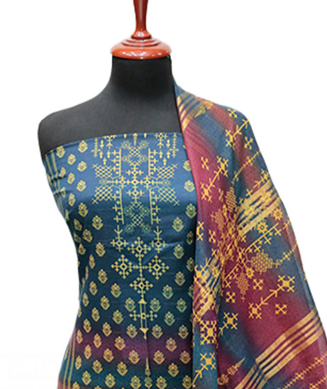 Hareem Print Lawn`25 D#2804 (N Blue)