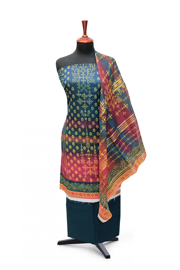 Hareem Print Lawn`25 D#2804 (N Blue)