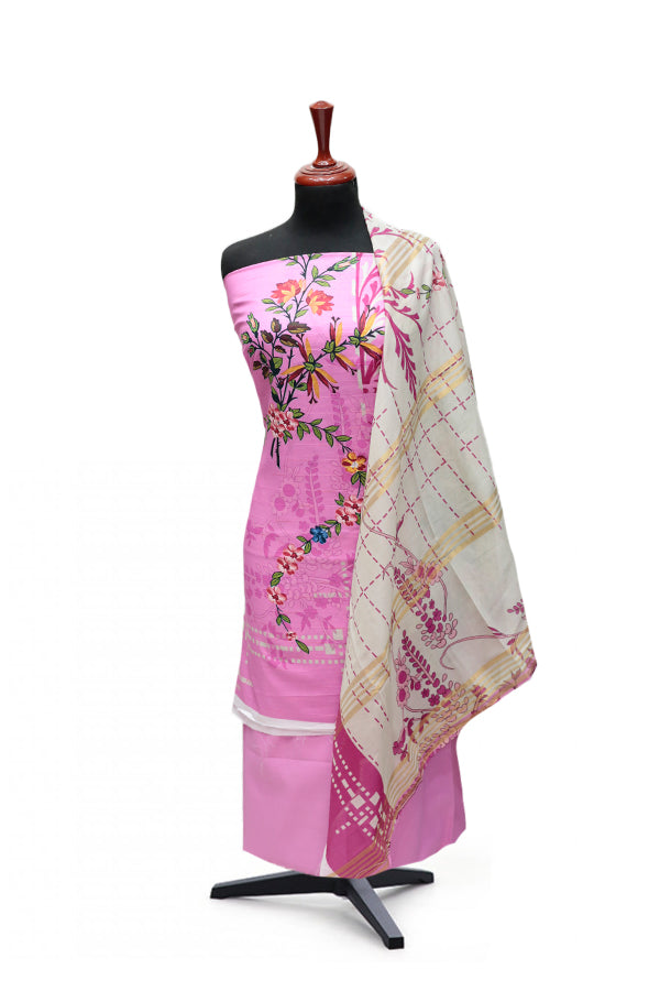 Hareem Print Lawn`25 D#2806 (Pink)