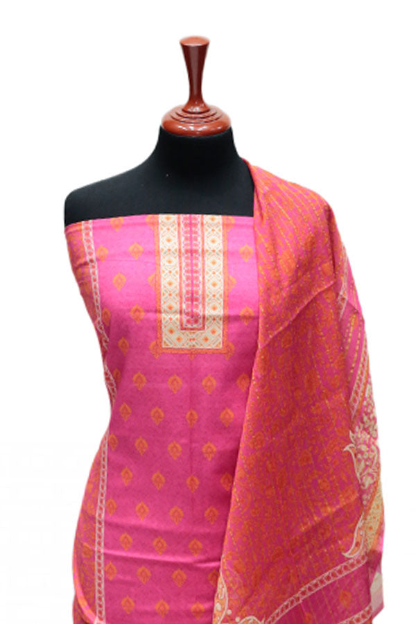 Hareem Print Lawn`25 D#3248 (SH Pink)