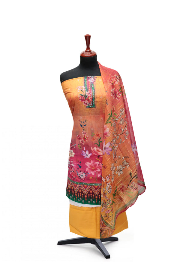 Hareem Print Lawn`25 D#3251 (Mustard)