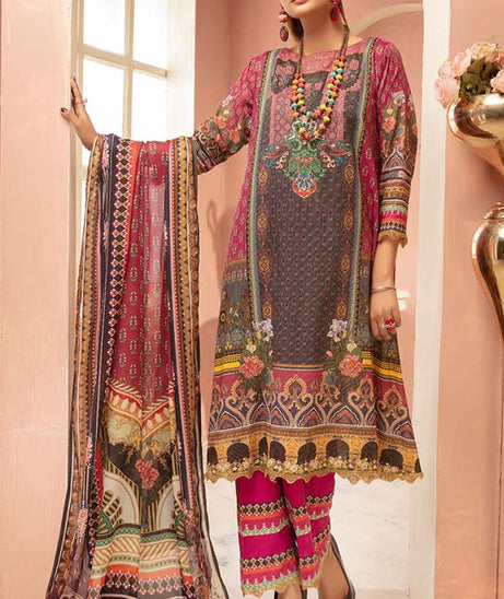 Shaista Hareem Print Lawn`21 D#39