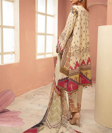 Shaista Hareem Print Lawn`21 D#40