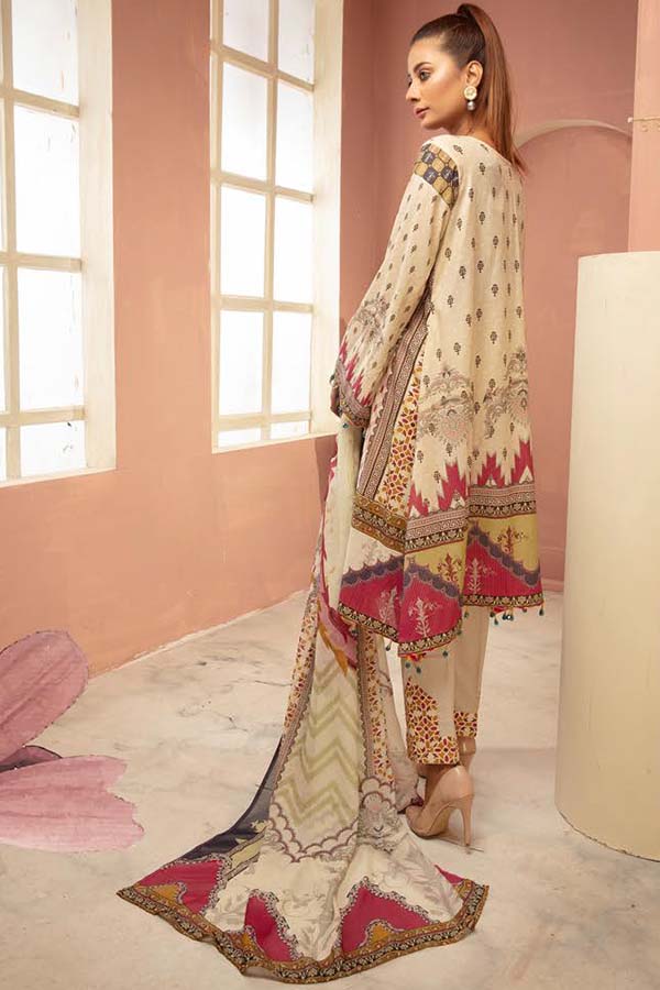 Shaista Hareem Print Lawn`21 D#40