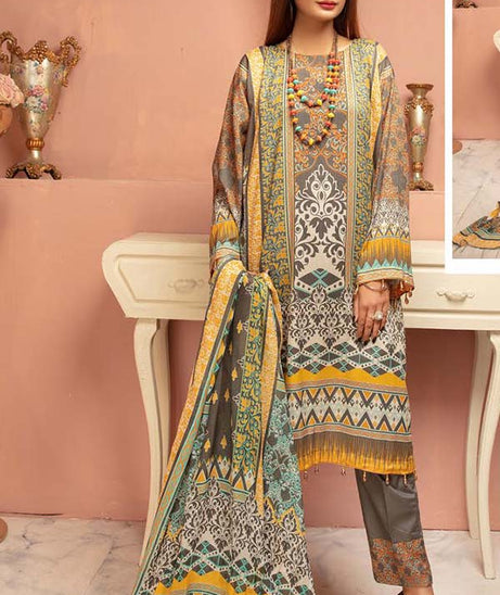Shaista Hareem Print Lawn`21 D#41