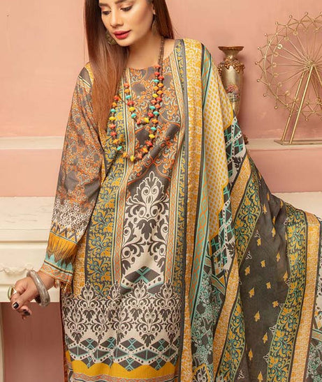 Shaista Hareem Print Lawn`21 D#41