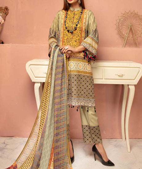 Shaista Hareem Print Lawn`21 D#43