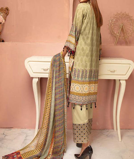 Shaista Hareem Print Lawn`21 D#43