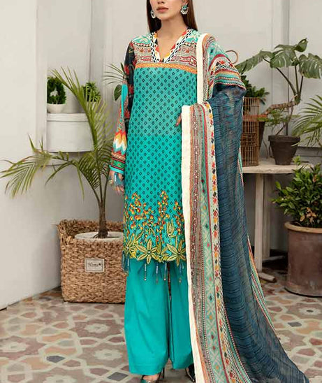 Hoor Embellished Emb Lawn`21 Vol-4 H#29