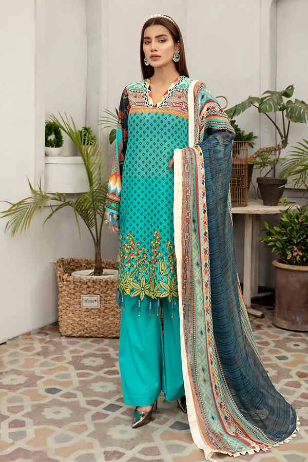 Hoor Embellished Emb Lawn`21 Vol-4 H#29