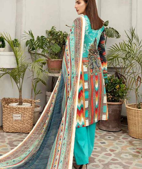 Hoor Embellished Emb Lawn`21 Vol-4 H#29