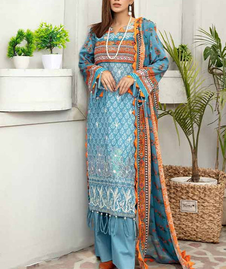 Hoor Embellished Emb Lawn`21 Vol-4 H#31