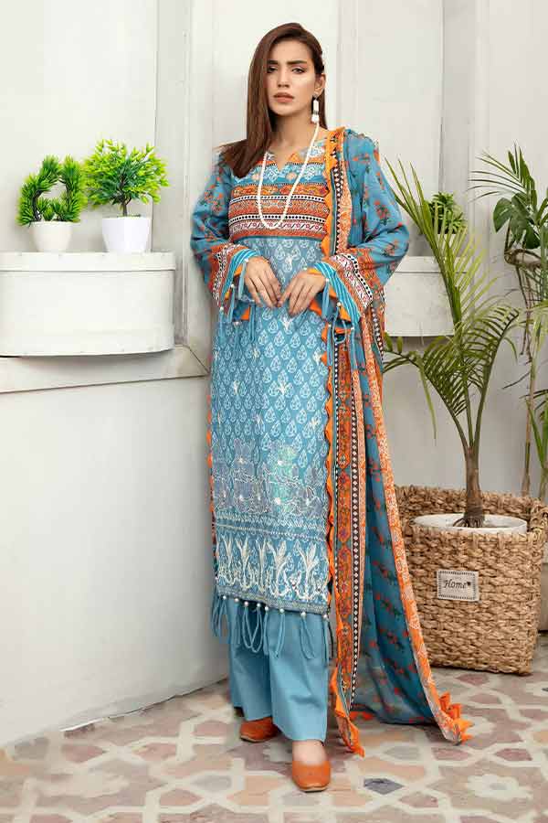 Hoor Embellished Emb Lawn`21 Vol-4 H#31