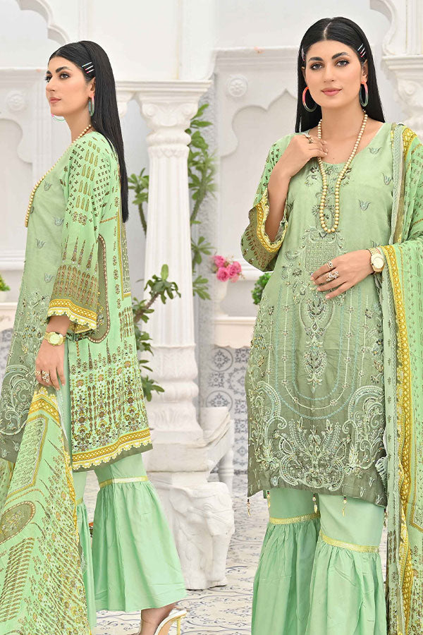 Hooriya &amp; Minahil D/Viscose`22 D#1 (Pista)
