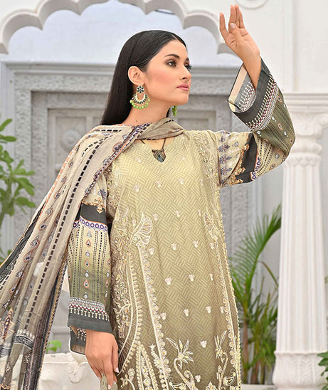 Hooriya &amp; Minahil D/Viscose`22 D#1 (Skin)