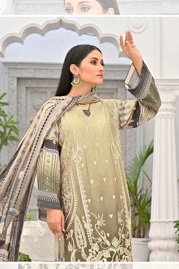 Hooriya &amp; Minahil D/Viscose`22 D#1 (Skin)