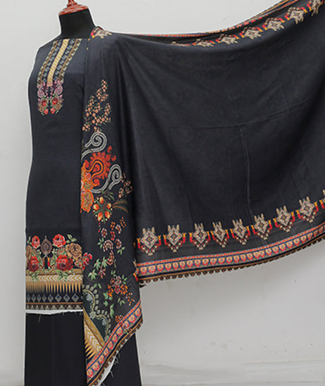 Floraison Cotail Linen`20 D#40497-Black