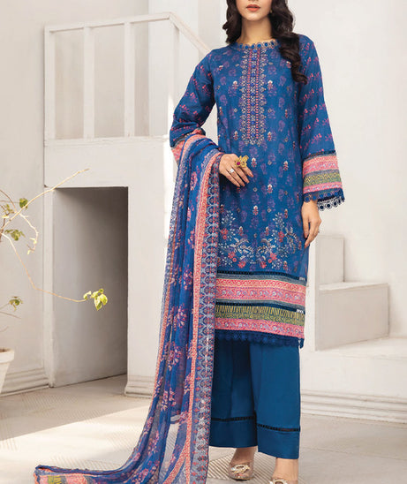 Humdum Dastan Emb Lawn'24 D#01