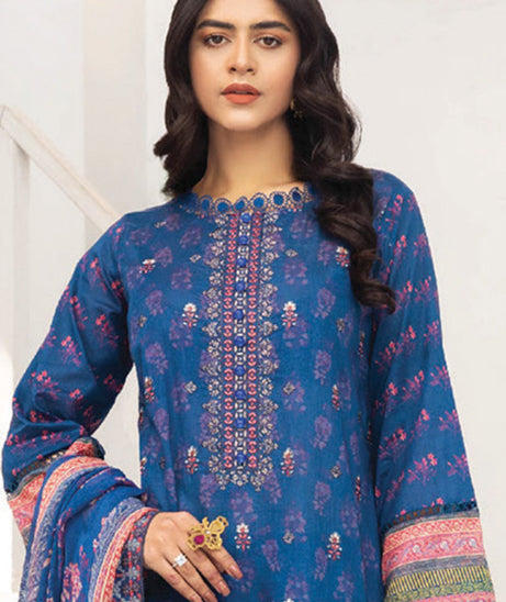 Humdum Dastan Emb Lawn'24 D#01