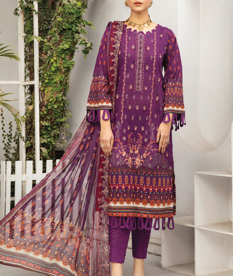 Humdum Dastan Emb Lawn'24 D#04