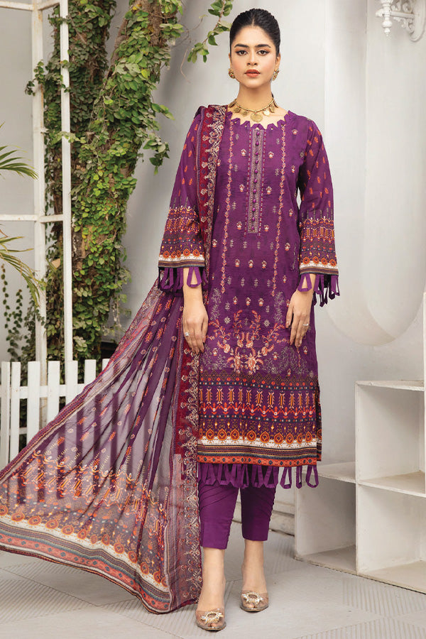 Humdum Dastan Emb Lawn'24 D#04