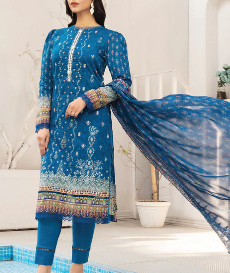 Humdum Dastan Emb Lawn'24 D#06