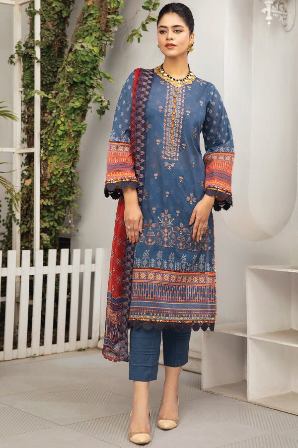 Humdum Dastan Emb Lawn'24 D#09