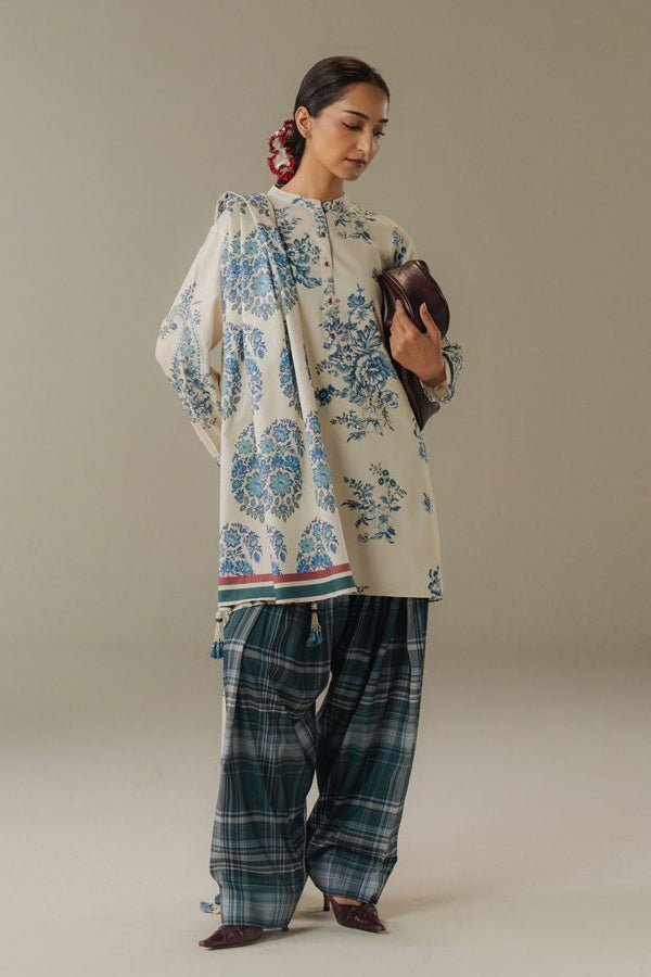 Coco By Zara Shahjahan Prints V-5`25 (D#6A)