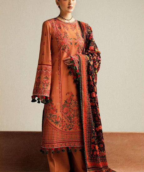 Hussain Rehar Winter Shawl'23 Dusky