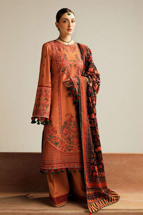 Hussain Rehar Winter Shawl'23 Dusky