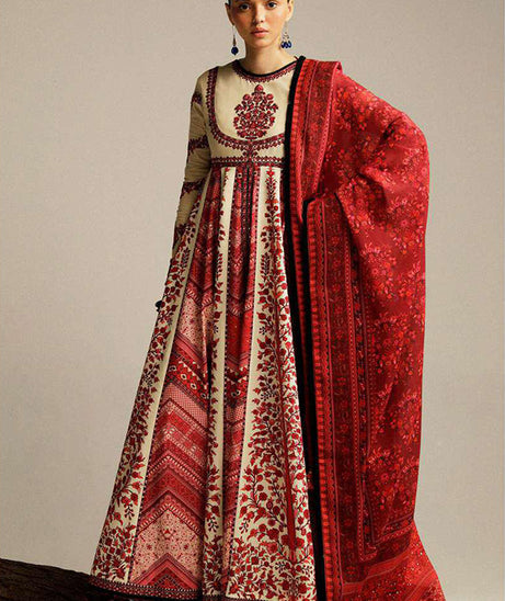 Hussain Rehar Winter Shawl'23 Opaline